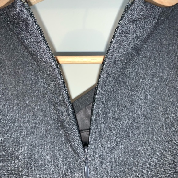 Calvin Klein Sleeveless Asymmetrical Neck Dress with belt Size 4 - Picture 9 of 9